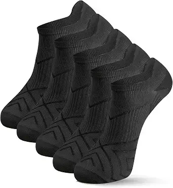 Black Ivyhouse low-cut athletic socks