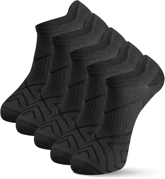 Three pairs of black Ivyhouse low-cut athletic socks
